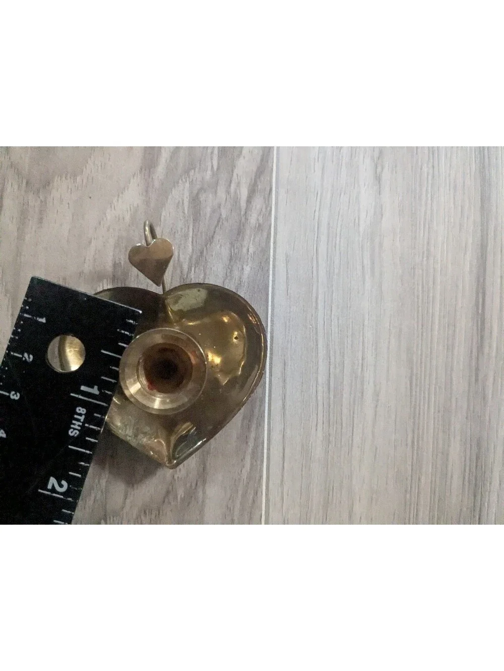 Vintage brass candle holder